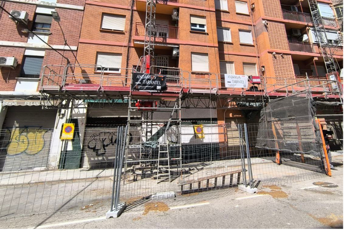alquiler de andamios bimastil en valencia