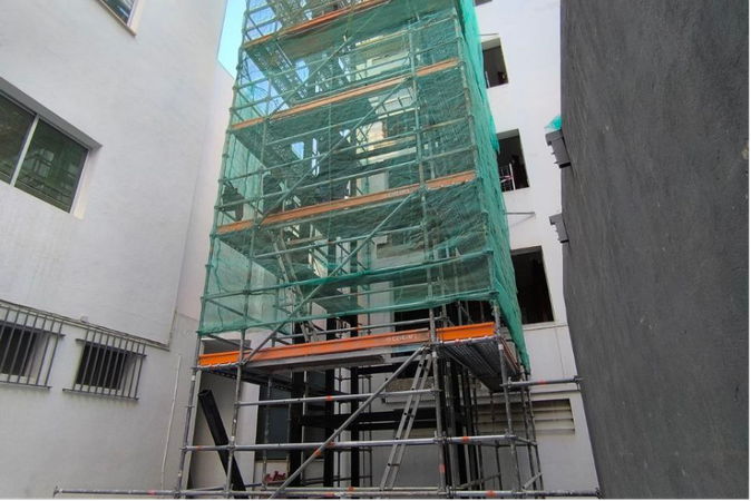 alquiler de andamios colgantes valencia